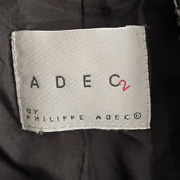 ADEC 2 By PHILLIPE ADEC Houndstooth Single Button Blazer Black White M - Picture 6 of 6